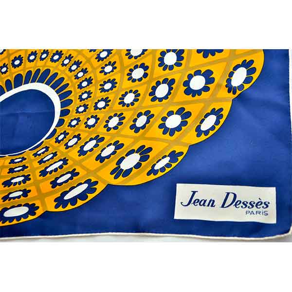 French-Jean-Dessès-Vintage-Op-Art-Paris-silk-scarf-1960s-03