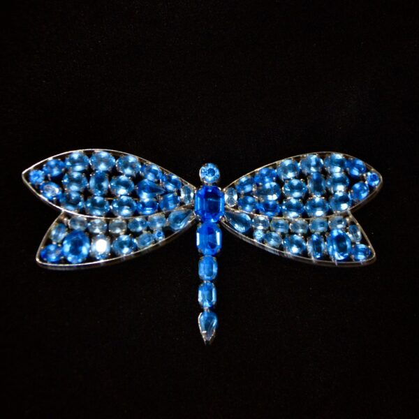 Czech Art Deco dragonfly brooch 1930 divine style french antiques 1