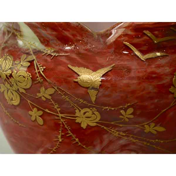 divine style french antiques legras agate glass bowl art nouveau 6