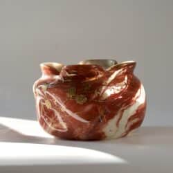 divine style french antiques legras agate glass bowl art nouveau 2