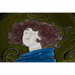 Divine-style-french-antiques-Majolica-Arts-Crafts-Plate-02