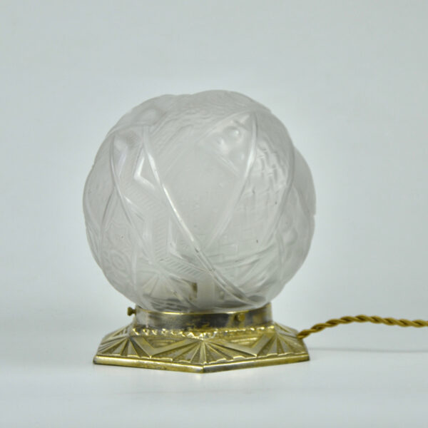 divine style muller freres art deco globe lamp nightlight 3