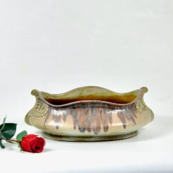 Charles Greber French Art Nouveau Glazed Stoneware Jardinière c1900 (3)