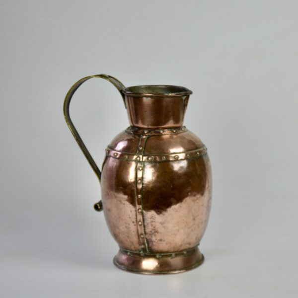 divine style french antiques Victorian riveted copper jug 1