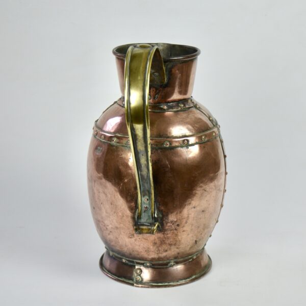 divine style french antiques Victorian riveted copper jug 2
