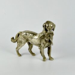 divine style french antiques bronze hunting dog statuette