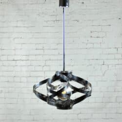 divine style french antiques sauze steel light 1970s