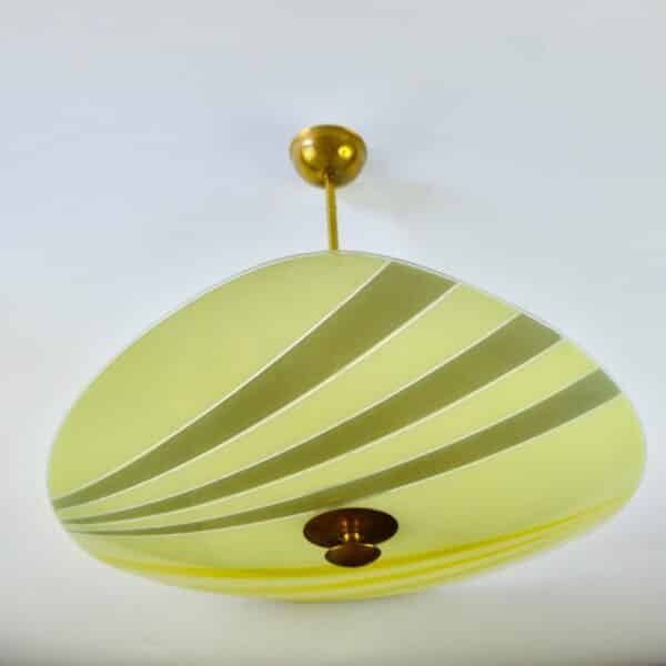 divine style french antiques 1950s flying saucer light modernist