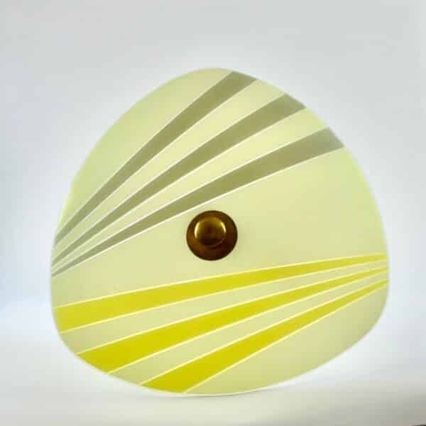 1950s flying saucer light french modernist light divine style french antiques 1