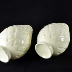 divine style french antiques Pair Charles Catteau Crackle Glaze Art Deco Vases 1