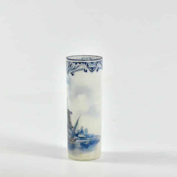 divine style french antiques Rare Legras Decalcomanie Opal Glass Vase, c1914 3