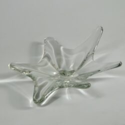 baccarat crystal freeform bowl 1950s divine style french antiques baccarat crystal freeform bowl