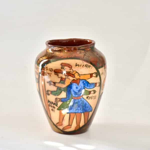 divine style french antiques rene emile brenner bayeux tapestry lustre vase 4
