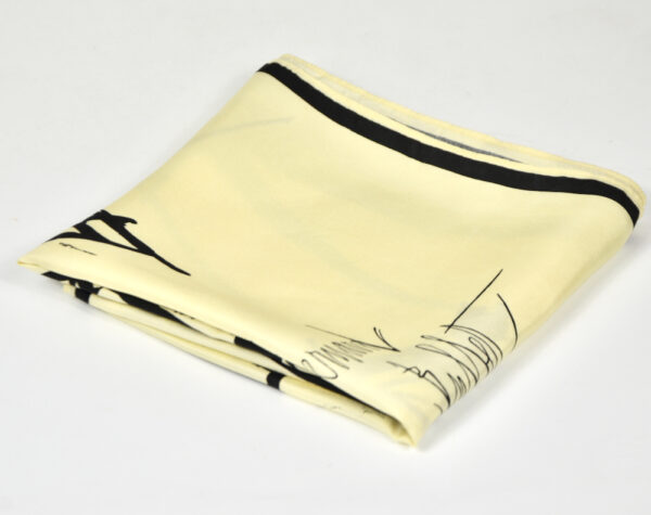 Bernard Buffet silk scarf vintage 1960s French expressionist artist 5