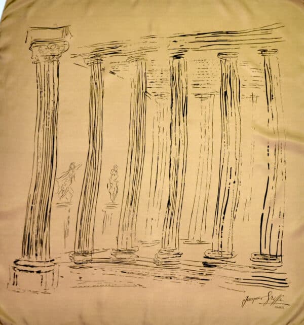 jacques griffe silk scarf grecian 2
