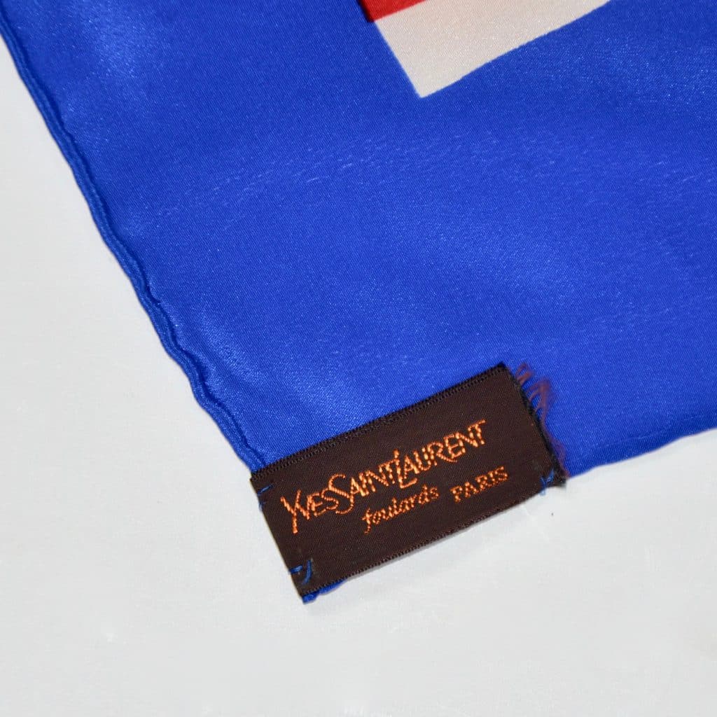Vintage Yves Saint Laurent Huge Silk Scarf main image 1