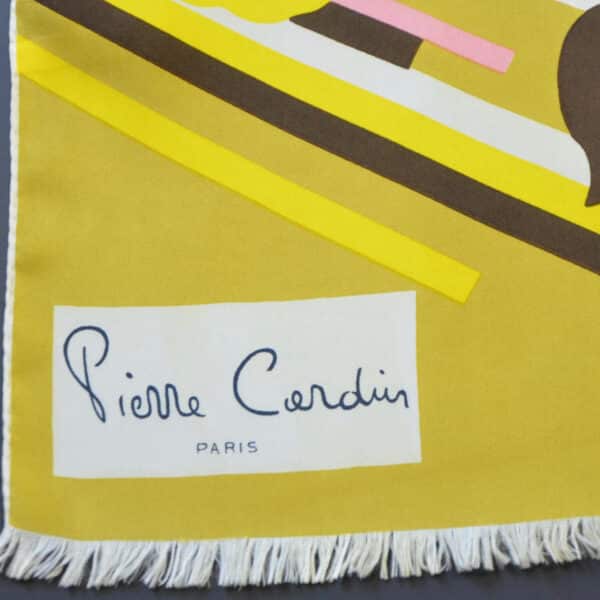 pierre cardin silk scarf 1970s divine style french antiques 1