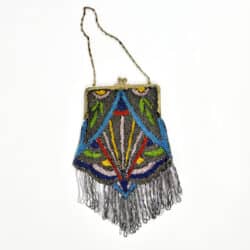 divine style french antique Art Deco beaded bag 2