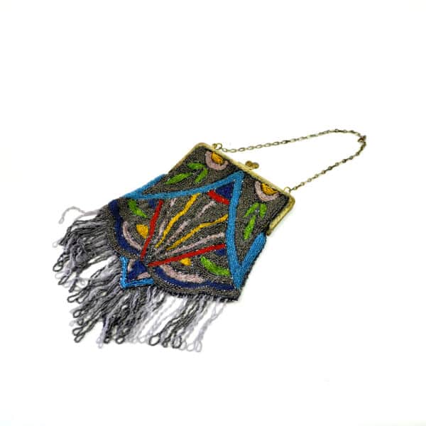 divine style french antique Art Deco beaded bag