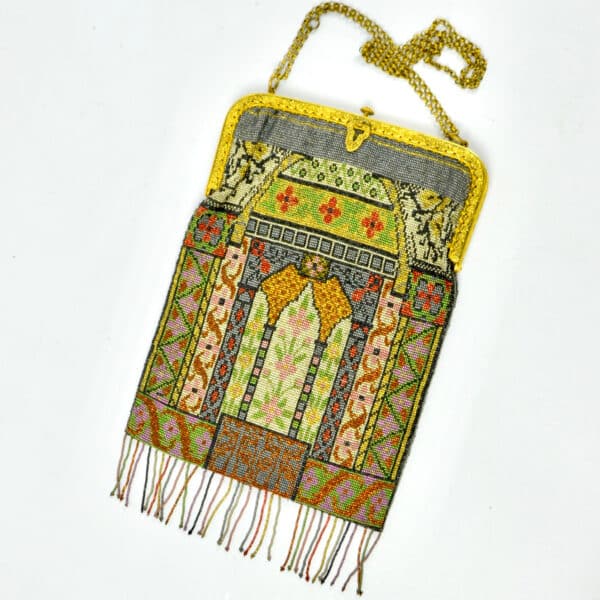 divine style french antiques 19th century beaded bag architectural