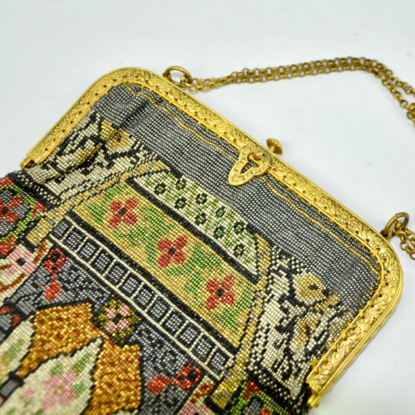 divine style french antiques 19th century beaded bag architectural 2