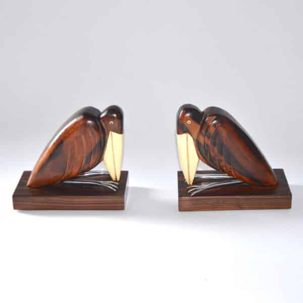 divine style french antiques french art deco bookends birds 3