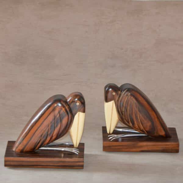 divine style french antiques french art deco bookends birds