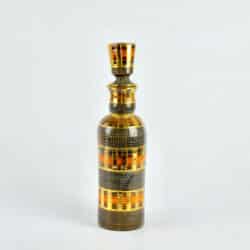 divine style french antiques fratelli franciullacci gold sgraffito decanter bottle vase 2