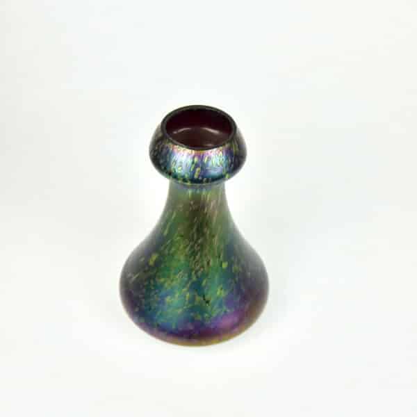 Loetz vase with iridescent glaze c1900 1