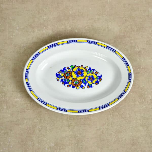 divine style french antiques charles catteau boch keramis plate. 4