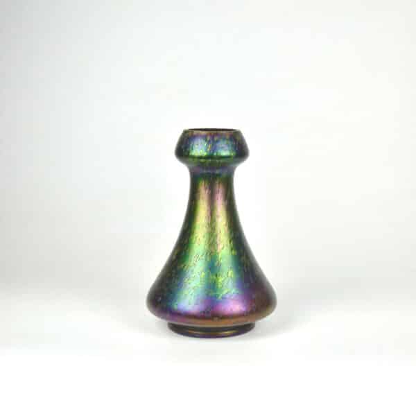 divine style french antiques loetz vase iridescent glaze