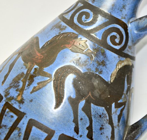 divine style french antiques ceramano pergamon large hans welling vase 6