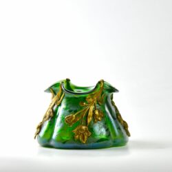 divine style french antiques loetz art nouveau vase gilt ornament