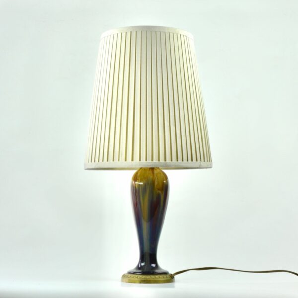 divine style french antiques 19thc flamme lamp bronze mount