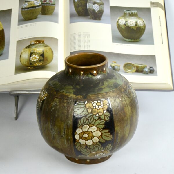 Charles Catteau Keramis stoneware vase