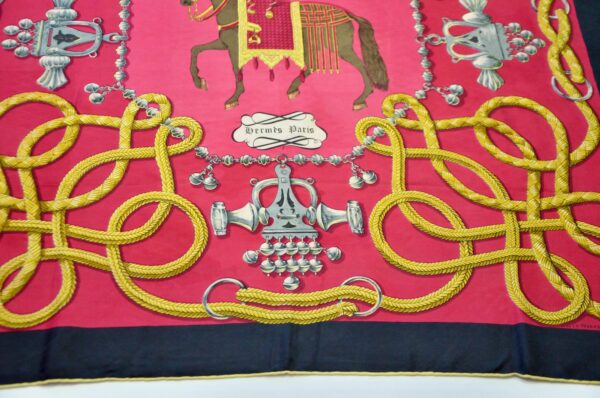 divine style french antiques Hermès silk scarf Palefroi 1965 4