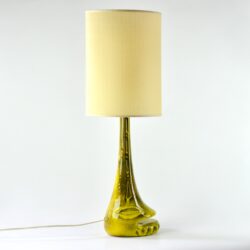 Mid century anthropomorphic studio pottery table lamp divine style french antiques