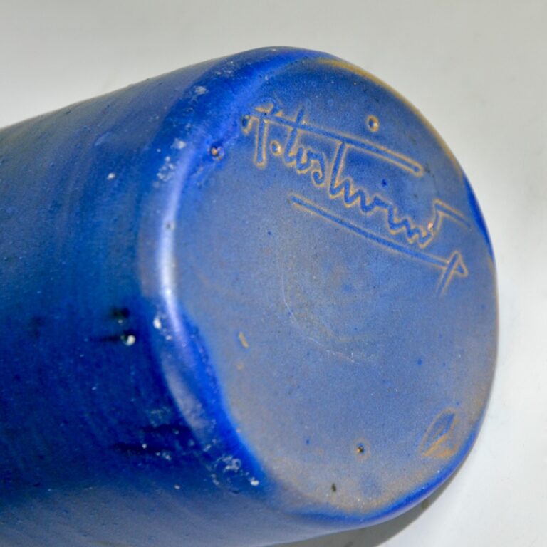 Mid century stoneware vase by Roland Tostivint Divine Style French