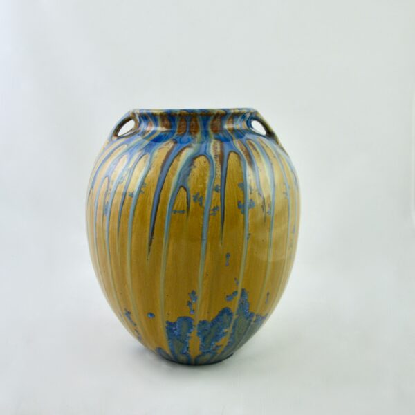 divine style french antiques dalpayrat large glazed stoneware vase c1900 1