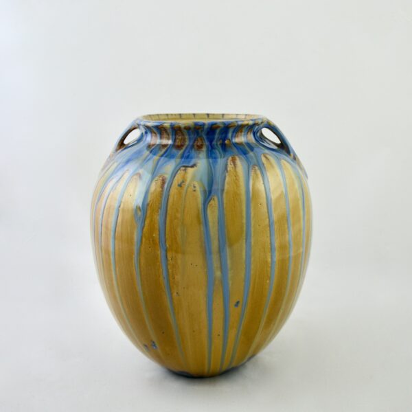 divine style french antiques dalpayrat large glazed stoneware vase c1900 (1)