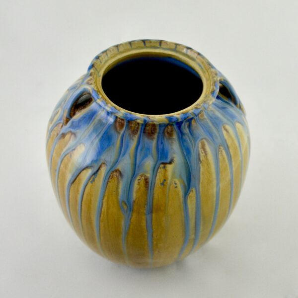 divine style french antiques dalpayrat large glazed stoneware vase c1900 7