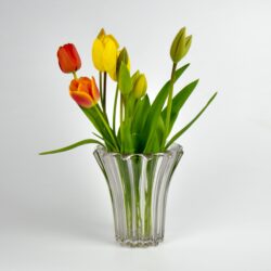 divine style french antiques pierre d'avesn lobed glass vase duo