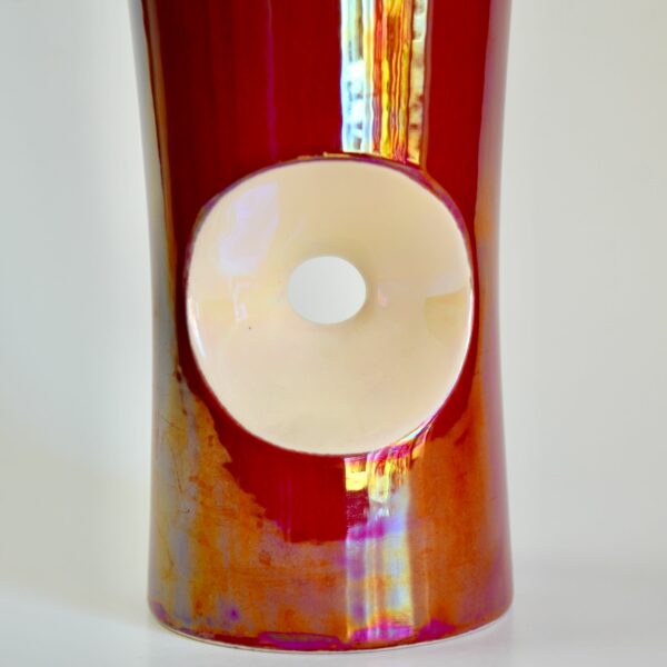 Verceram modernist vase 1960s divine style french antiques