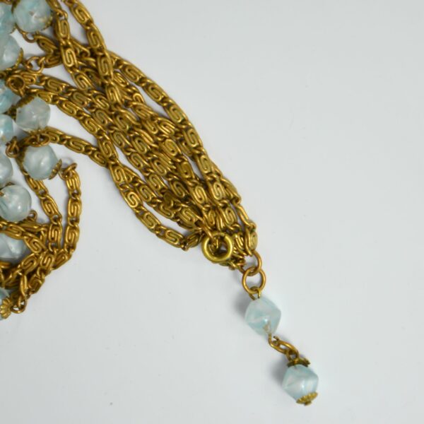 1920s sautoir flapper necklace givre beads 1920s divine style 4