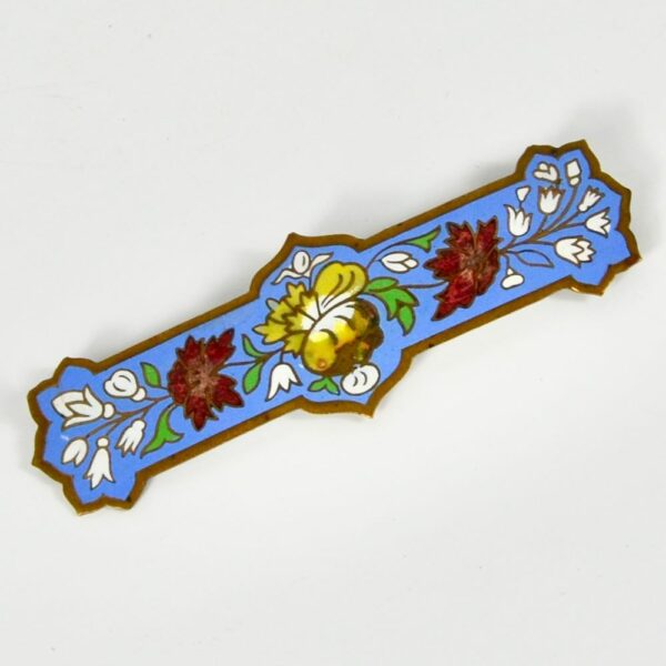 1930s french enamel brooch divine style french antiques 1