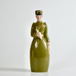 Robj Paris liquor bottle art deco brigadier general french ceramics