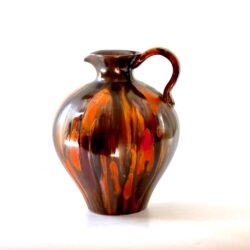 Bouffioulx glazed stoneware jug divine style french antiques