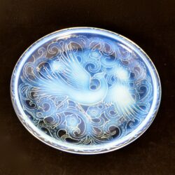 pierre d'Avesn Art Deco opalescent bird of paradise divine style french antiques
