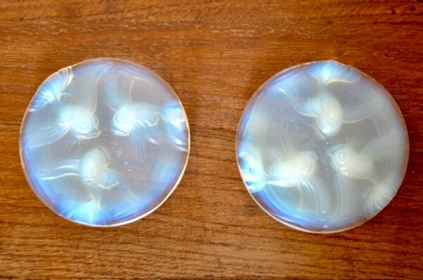 Verlys opalescent wine bottle coasters divine style french antiques