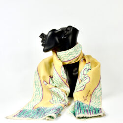 Molyneux silk scarf 1970s vintage french designer scarf 2